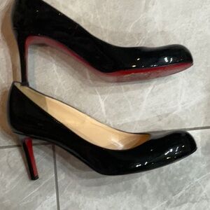 Christian Louboutin Black Patent Heels